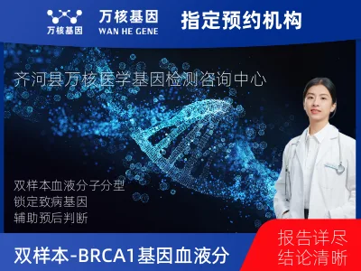 双样本-BRCA1/2基因血液分子分型研究