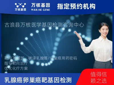 武威市古浪县乳腺癌/卵巢癌靶70基因检测