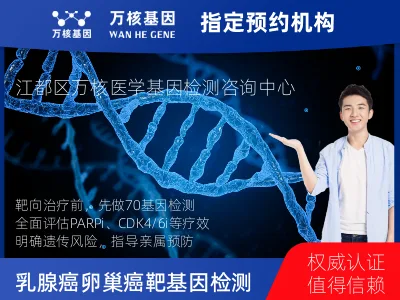 扬州市江都区乳腺癌/卵巢癌靶70基因检测