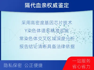 淮南寿-爷孙亲缘关系鉴定-检测介绍