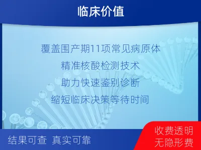 集美-围产期母婴感染常见病原体核酸-检测介绍