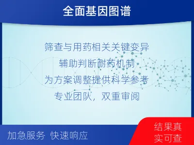 肿瘤全面用药600+基因检测（血液）