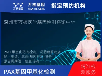 PAX1基因甲基化检测