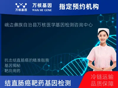 乐山市峨边彝族自治县结直肠癌靶药75基因检测