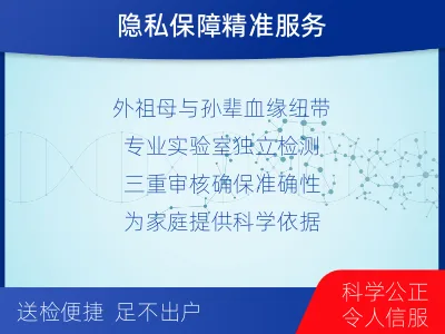 临汾浮山-外祖孙亲缘关系鉴定-检测介绍