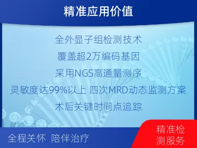 咸丰-全外显子基因检测次MRD-报告解读