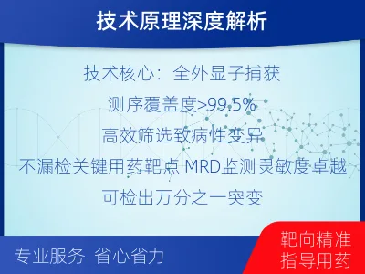 全外显子基因检测+5次MRD