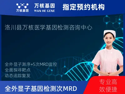 延安市洛川县全外显子基因检测+5次MRD