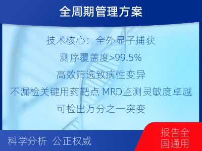 称多-全外显子基因检测次MRD-报告解读