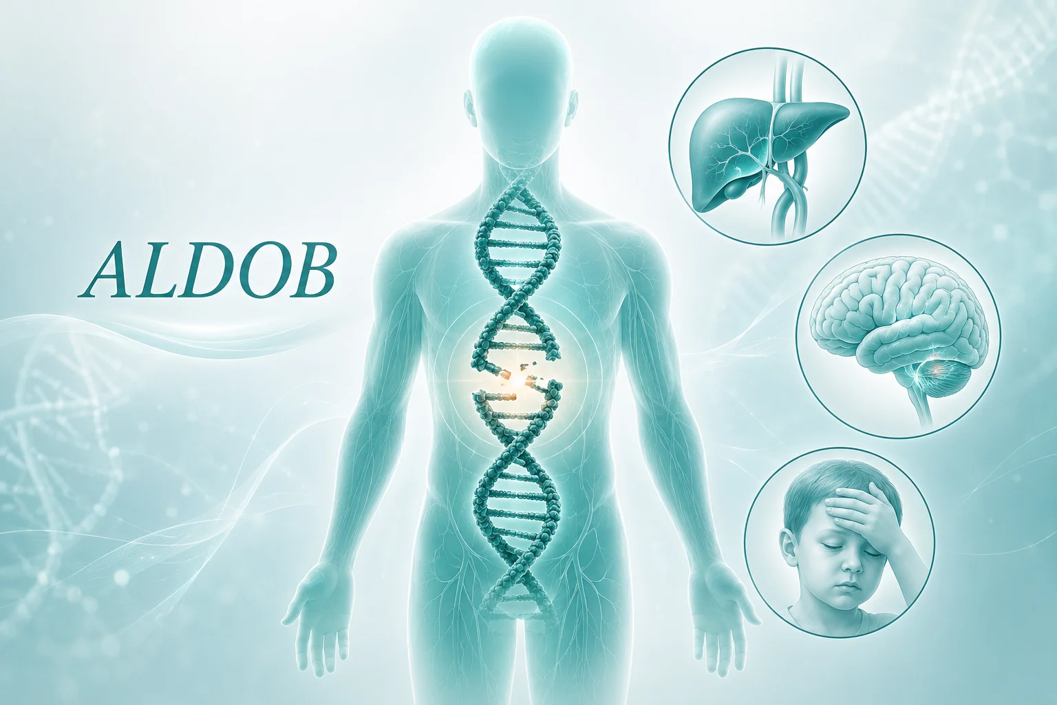 遗传性果糖不耐受 - DNA双螺旋基因突变