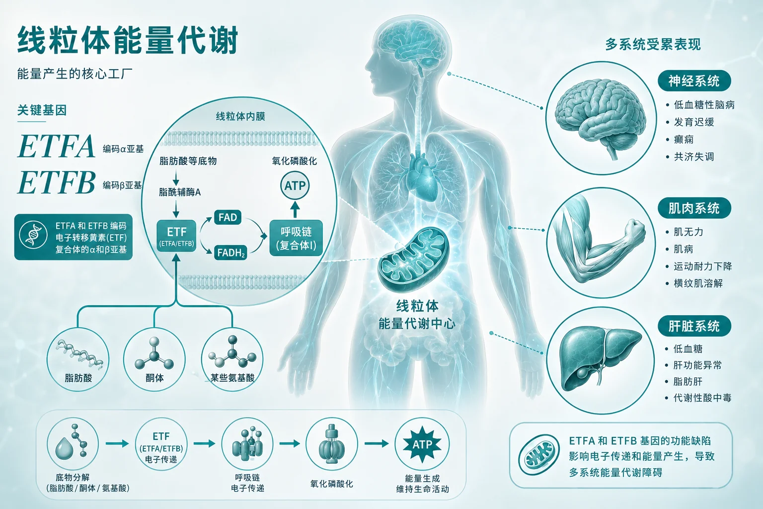 戊二酸血症ⅡA/ B/ C 型 - 线粒体能量代谢