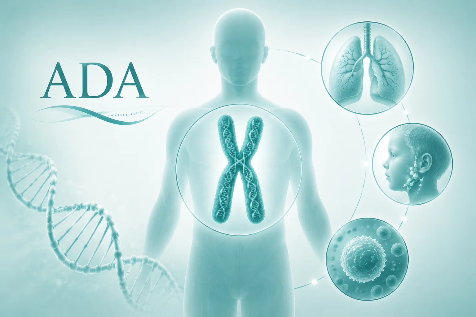 腺苷脱氨酶缺乏症 - DNA helix