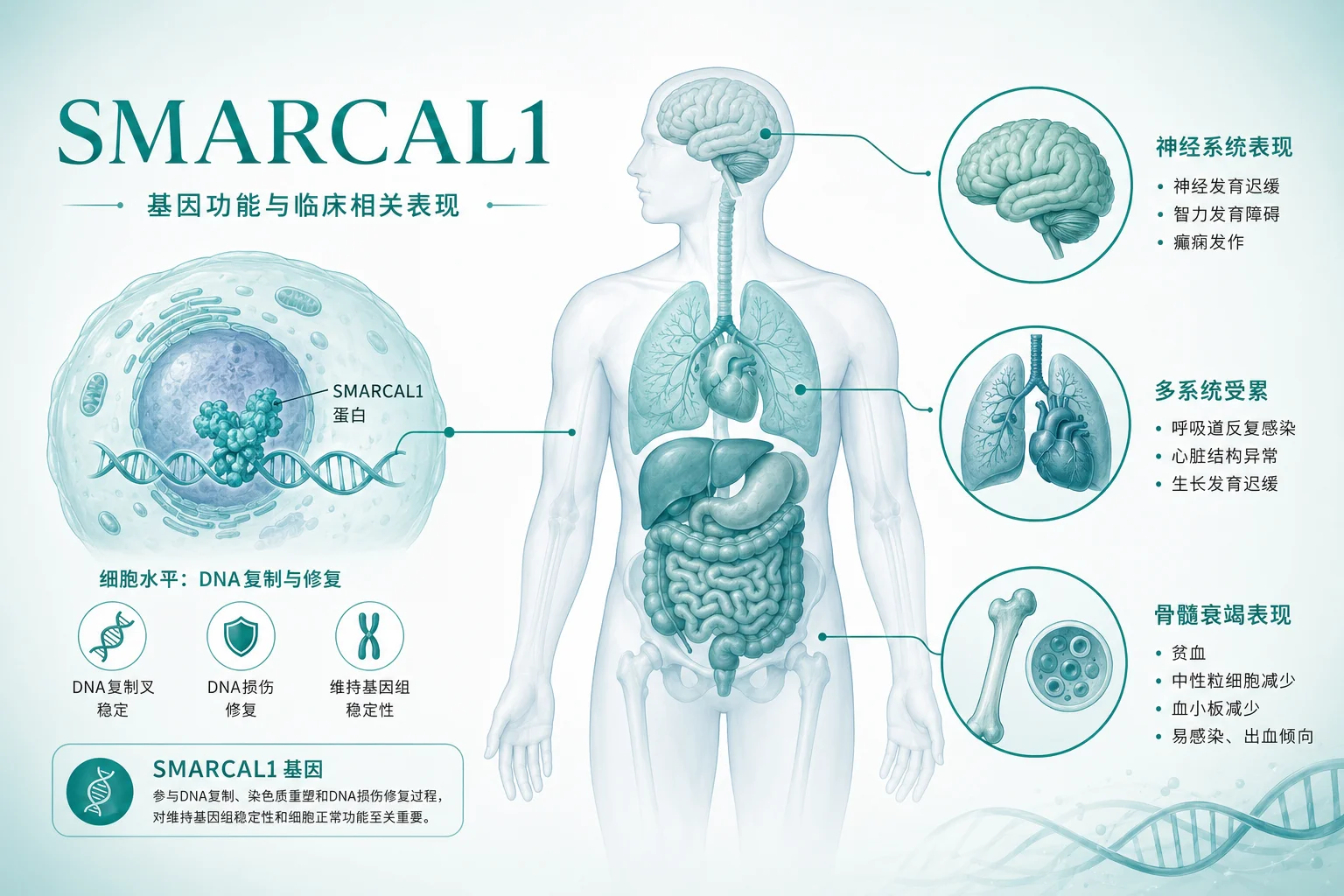 免疫－骨发育不良Schimke 型 - chromosome illustration