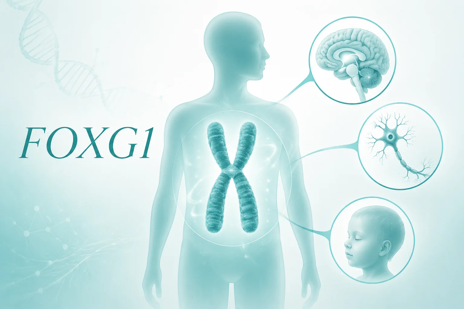 先天变异型Rett 综合征 - DNA helix