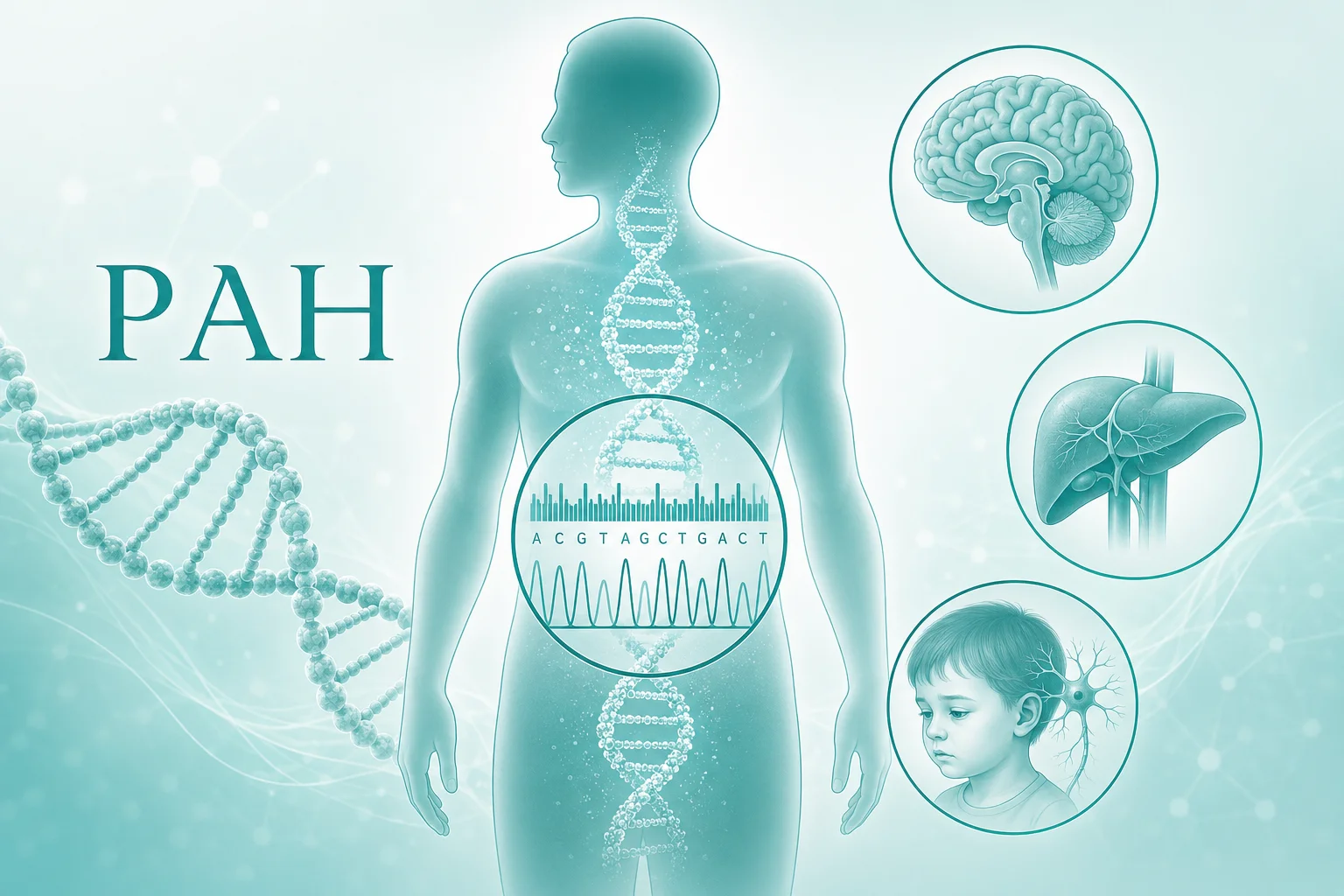 苯丙酮尿症 - 基因检测流程示意