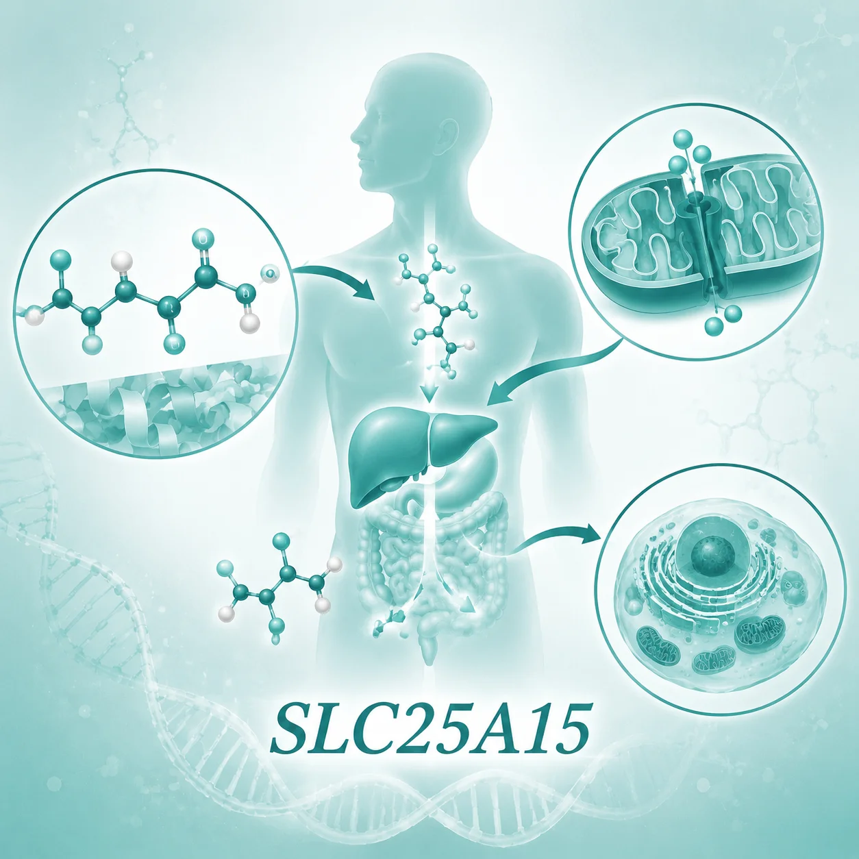 高鸟氨酸血症- 高氨血症- 高同型瓜氨酸尿综合征 - 氨基酸代谢示意图