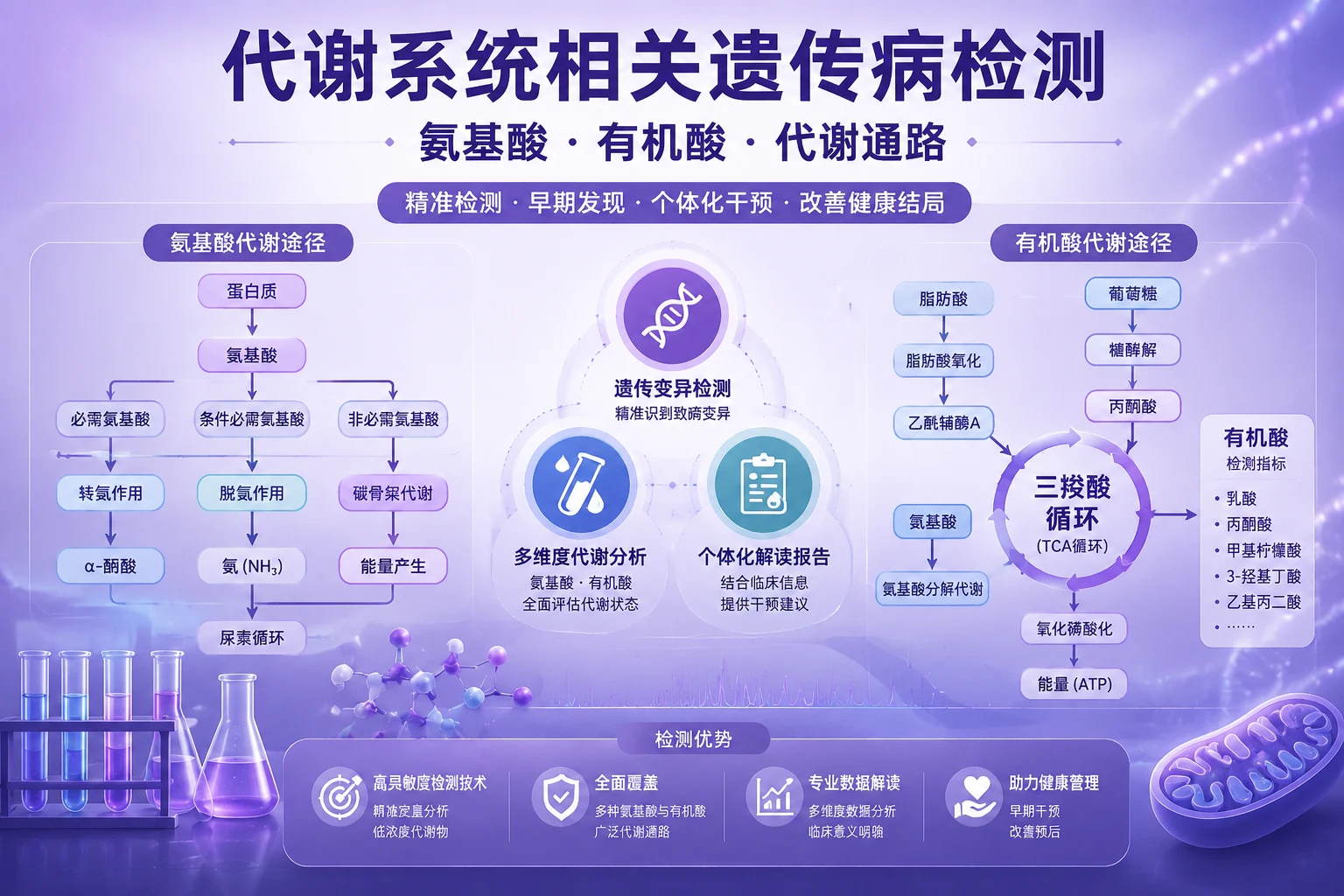代谢系统相关遗传病检测 - 万核基因
