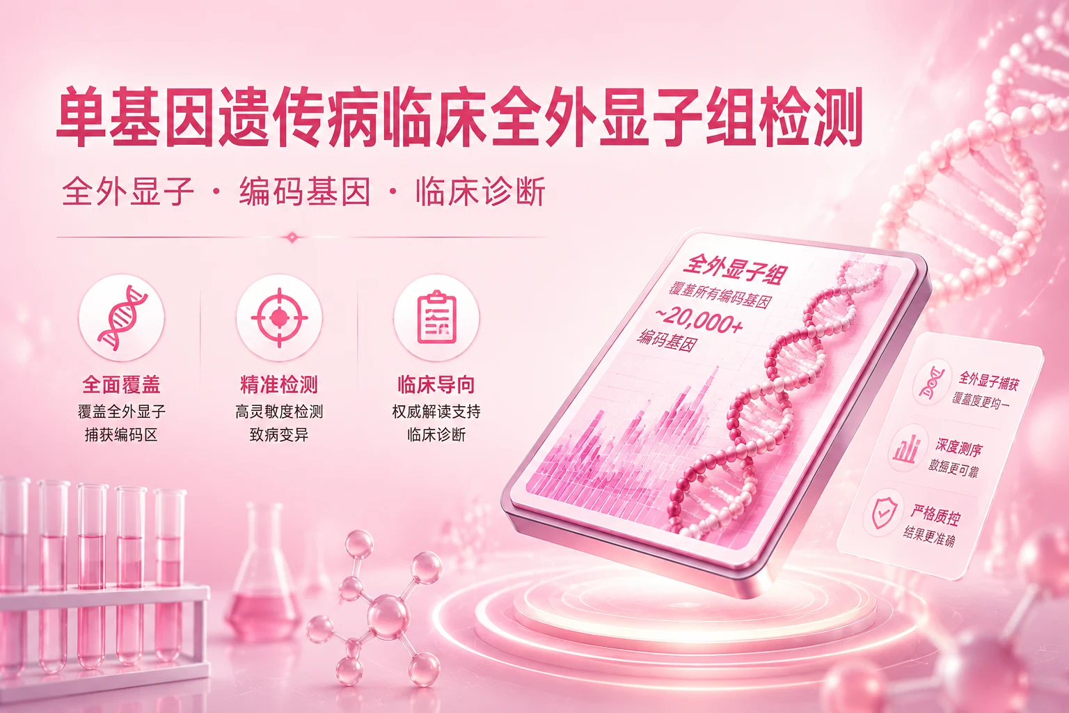 单基因遗传病临床全外显子组检测 - 万核基因
