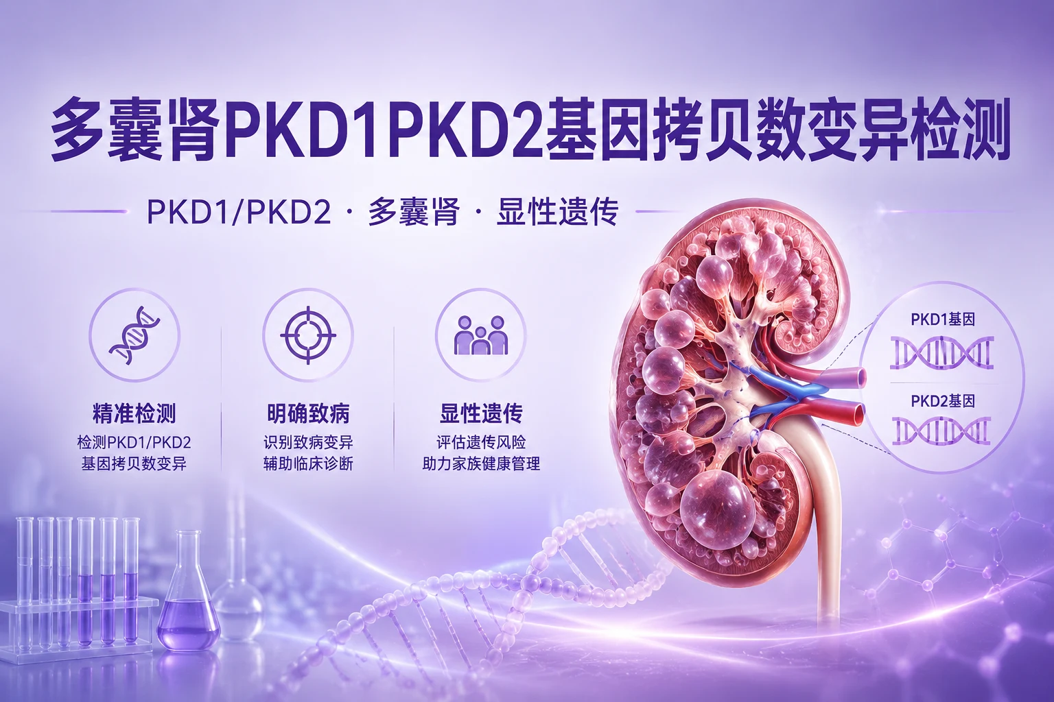 多囊肾PKD1PKD2基因拷贝数变异检测 - 万核基因
