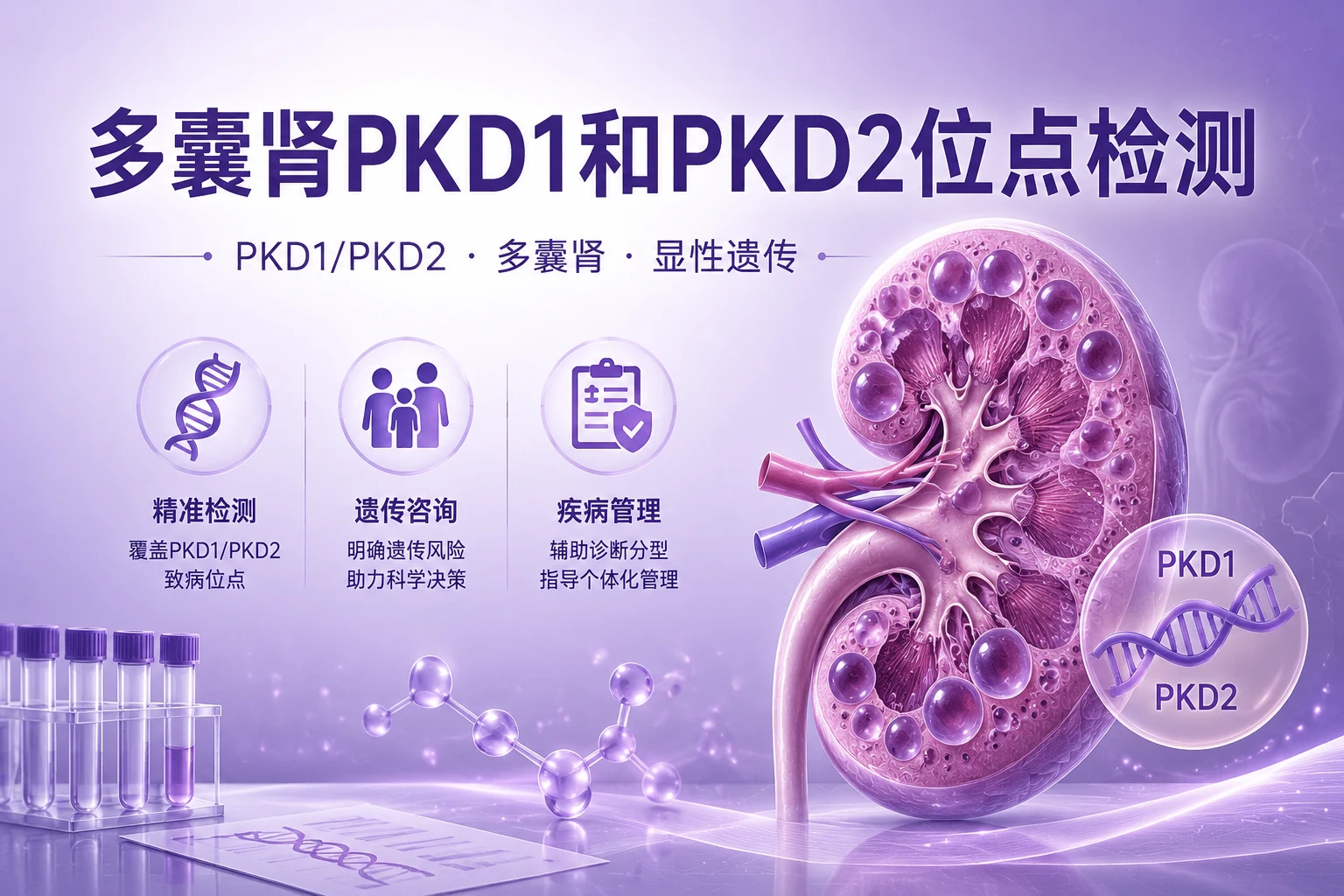 多囊肾PKD1和PKD2位点检测 - 万核基因