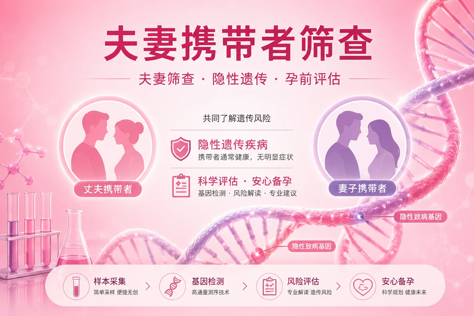 夫妻携带者筛查 - 万核基因