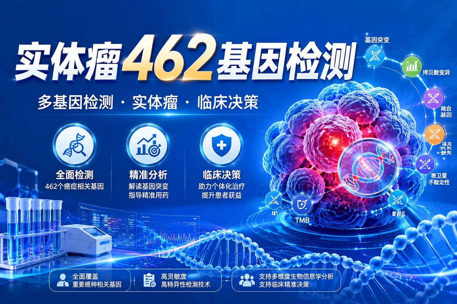 实体瘤462基因检测 - 万核基因