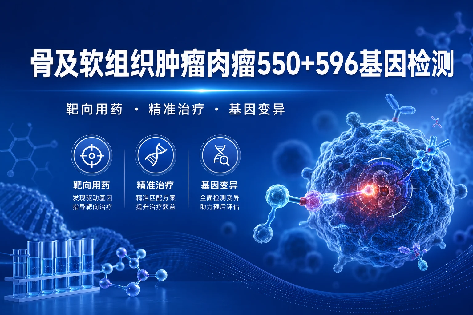 骨及软组织肿瘤肉瘤550+596基因检测 - 万核基因