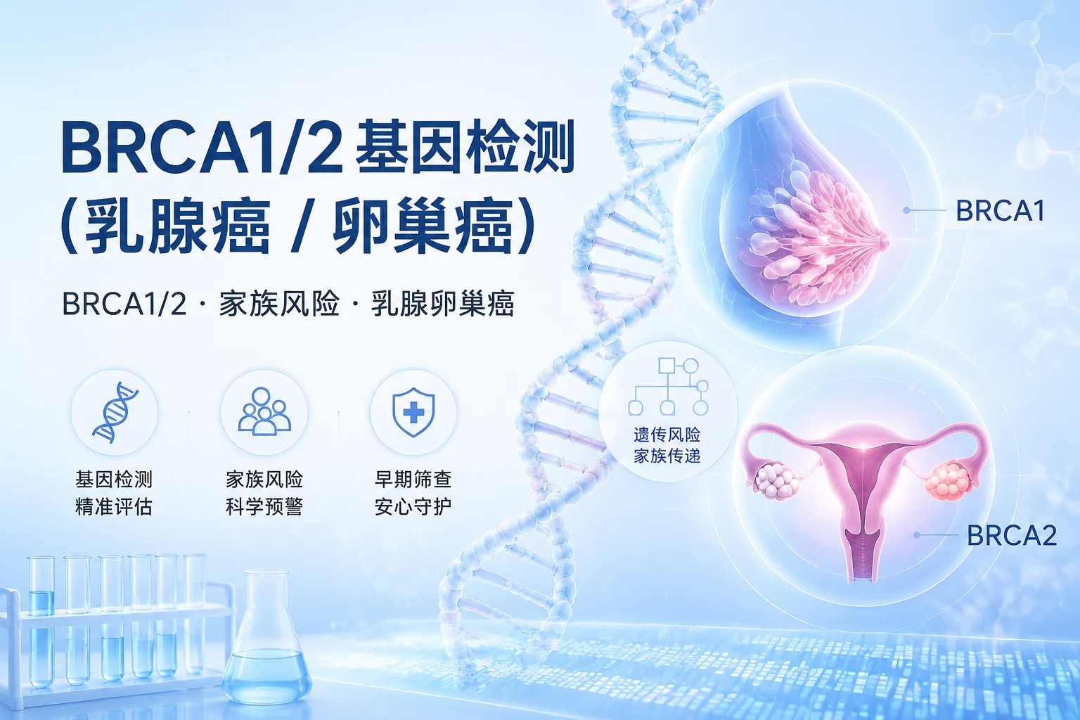 BRCA1/2 基因检测(乳腺癌 / 卵巢癌)