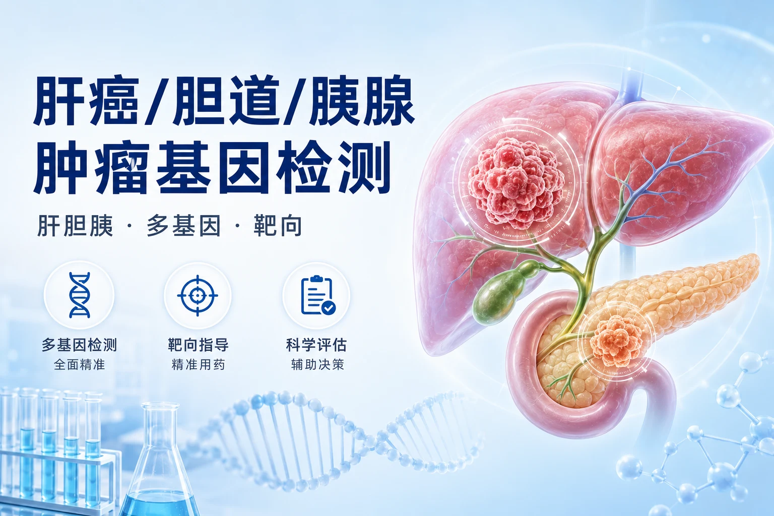 肝癌/胆道/胰腺肿瘤基因检测