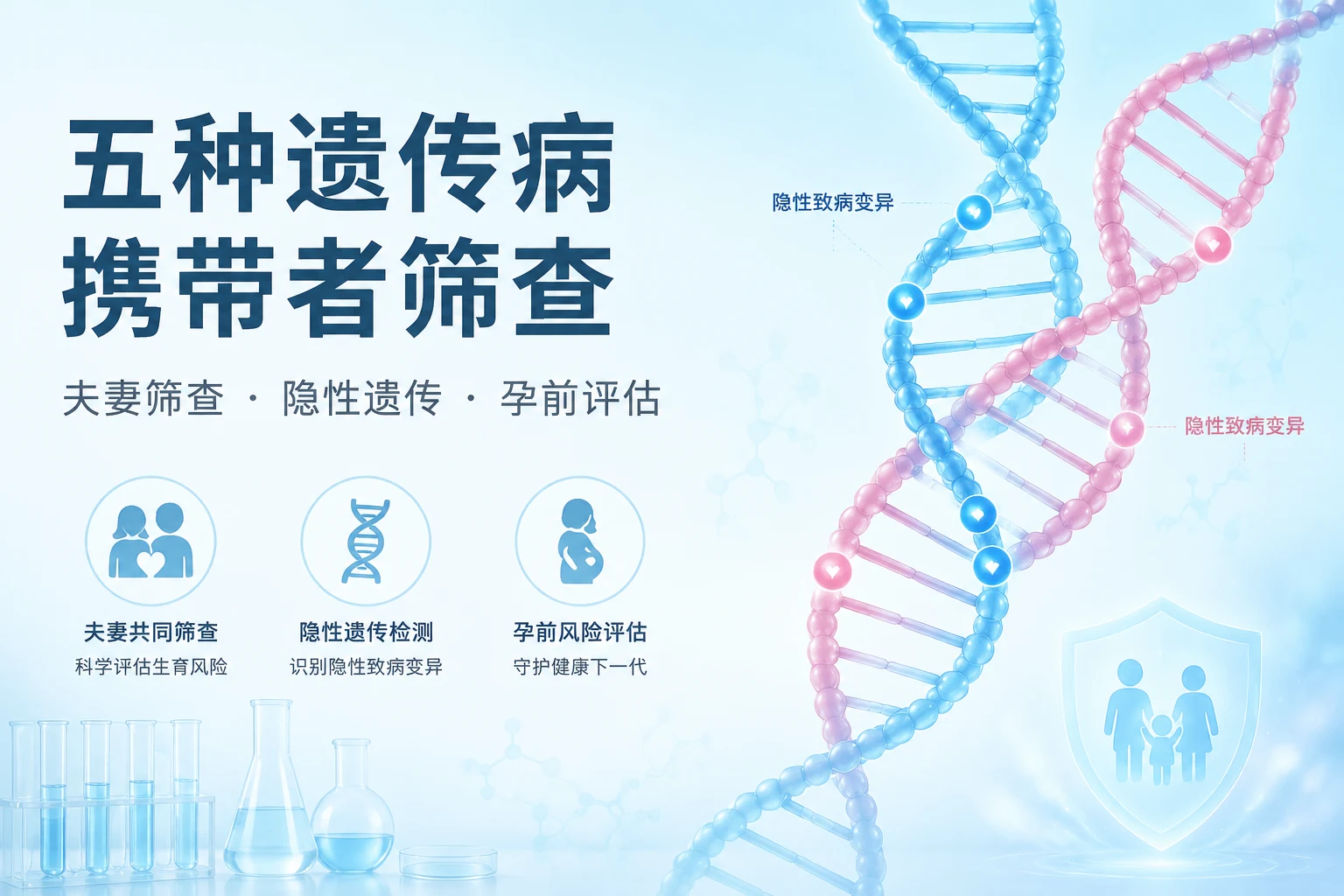 五种遗传病携带者筛查