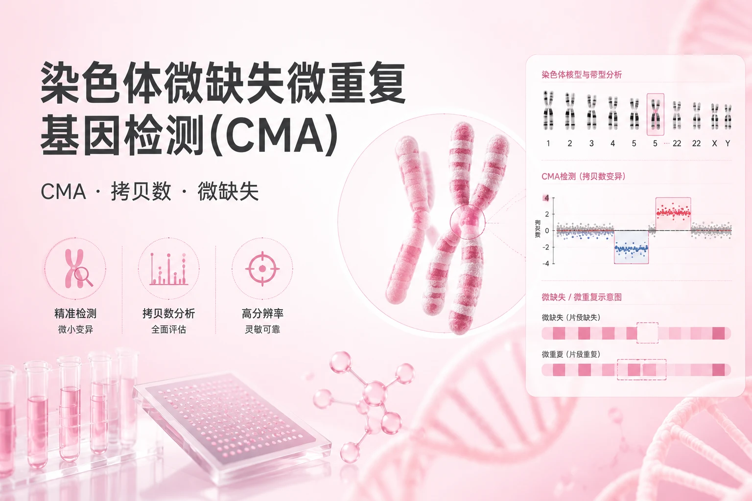 染色体微缺失微重复基因检测(CMA)