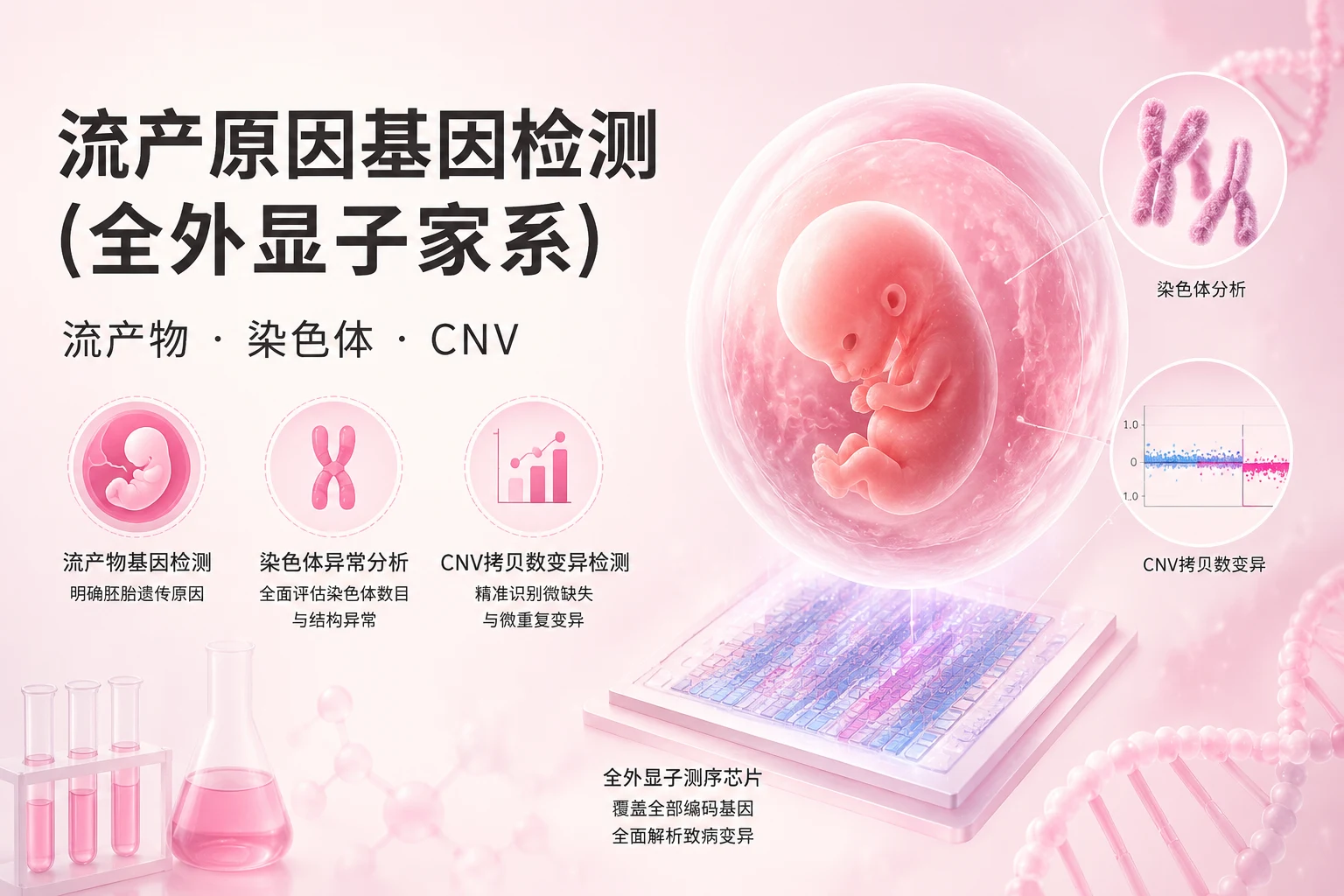 流产原因基因检测(全外显子家系)
