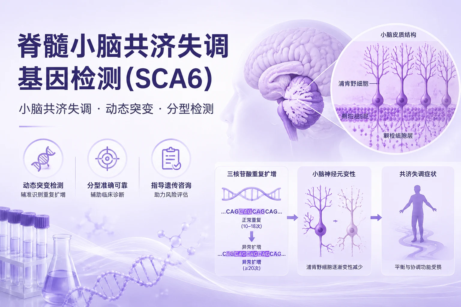 脊髓小脑共济失调基因检测(SCA6)