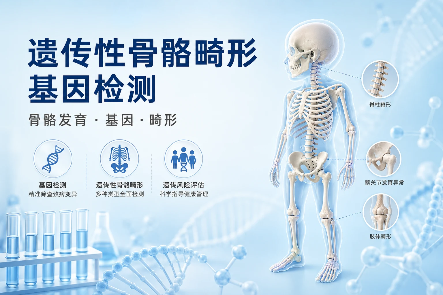 遗传性骨骼畸形基因检测