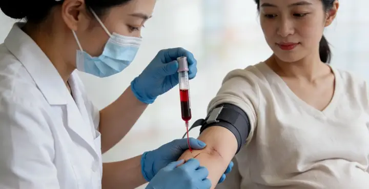 宁晋亲子鉴定采样过程