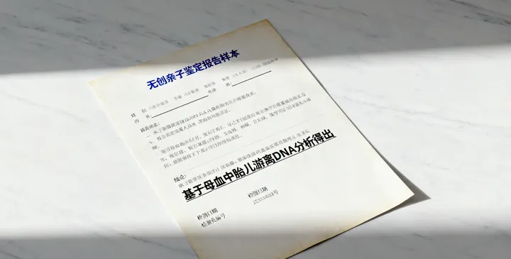 乐都血缘鉴定报告样本