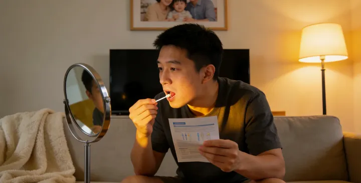 子洲县亲子鉴定采样现场