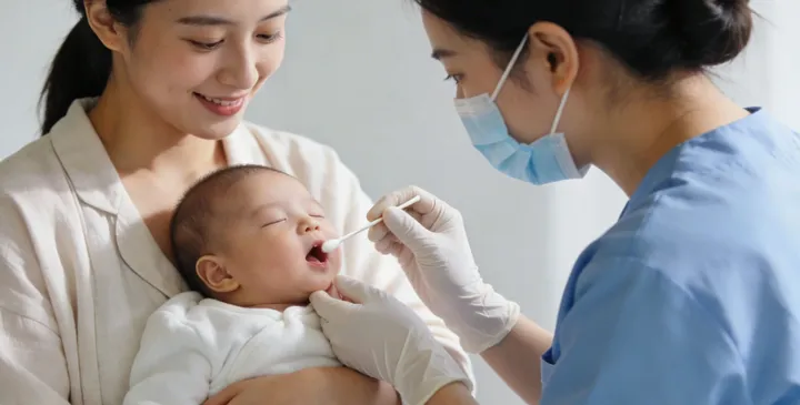 定南无创亲子鉴定采样过程