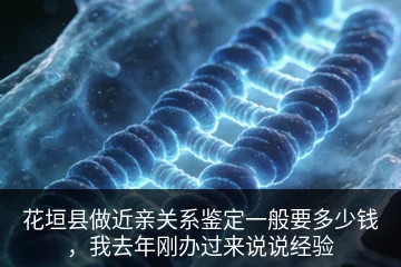 花垣县做近亲关系鉴定一般要多少钱，我去年刚办过来说说经验