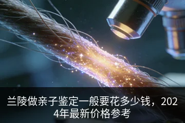 兰陵做亲子鉴定一般要花多少钱，2024年最新价格参考