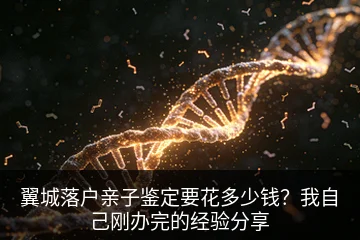 翼城落户亲子鉴定要花多少钱？我自己刚办完的经验分享