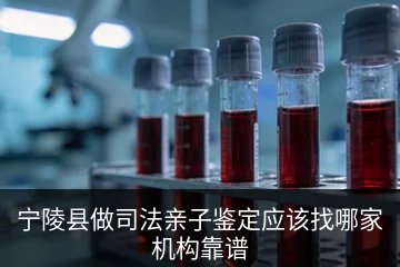 宁陵县做司法亲子鉴定应该找哪家机构靠谱